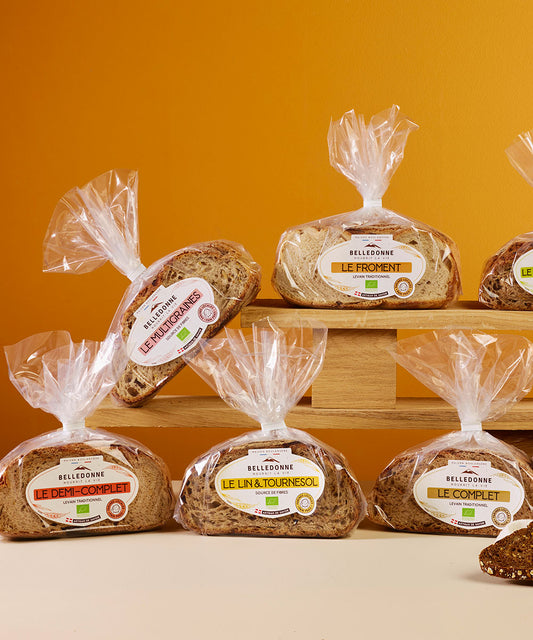 Les grandes tranches lin & tournesol