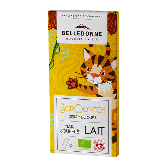 La Tablette Chocolat au lait Maïs soufflé - 1