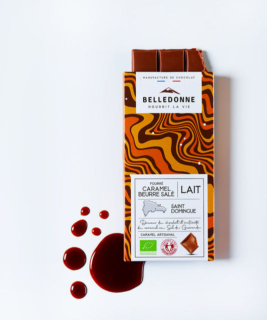 La Tablette Chocolat au lait fourré Caramel - 2