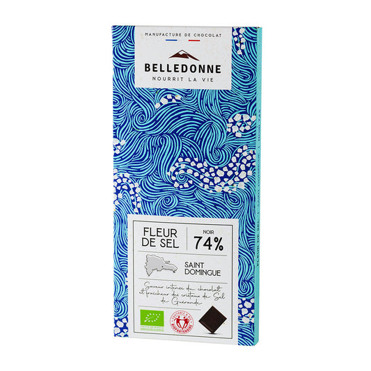 La Tablette Chocolat noir 74% Fleur de sel - 1