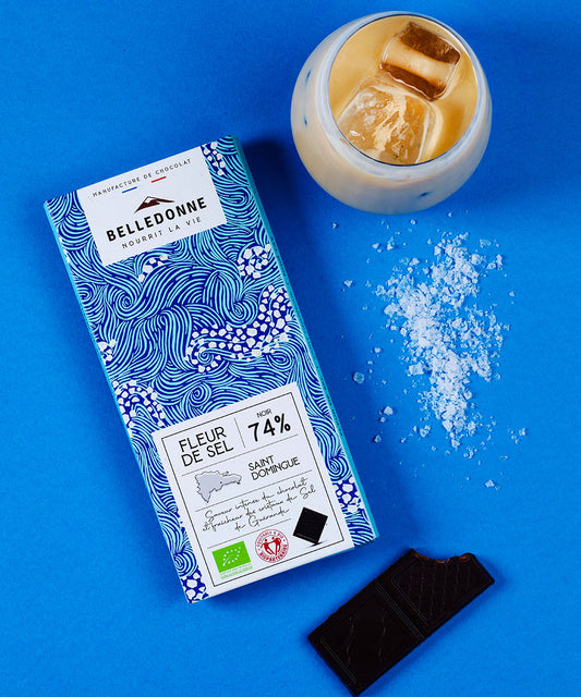 La Tablette Chocolat noir 74% Fleur de sel - 2