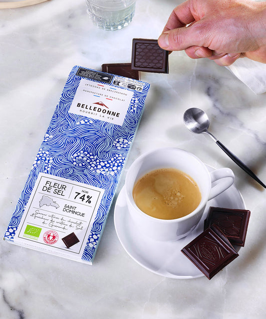 La Tablette Chocolat noir 74% Fleur de sel - 3