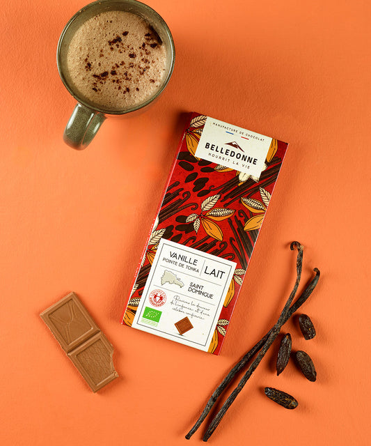 Tablette chocolat lait vanille tonka - 2