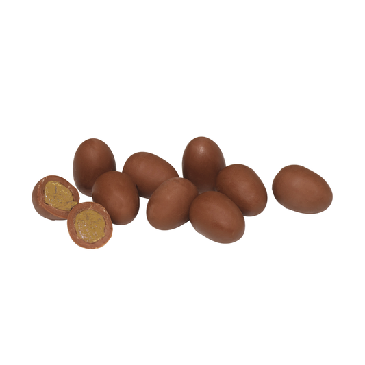 Belledonne -- Oeuf chocolat au lait cœur cacahuète vrac - 1 kg