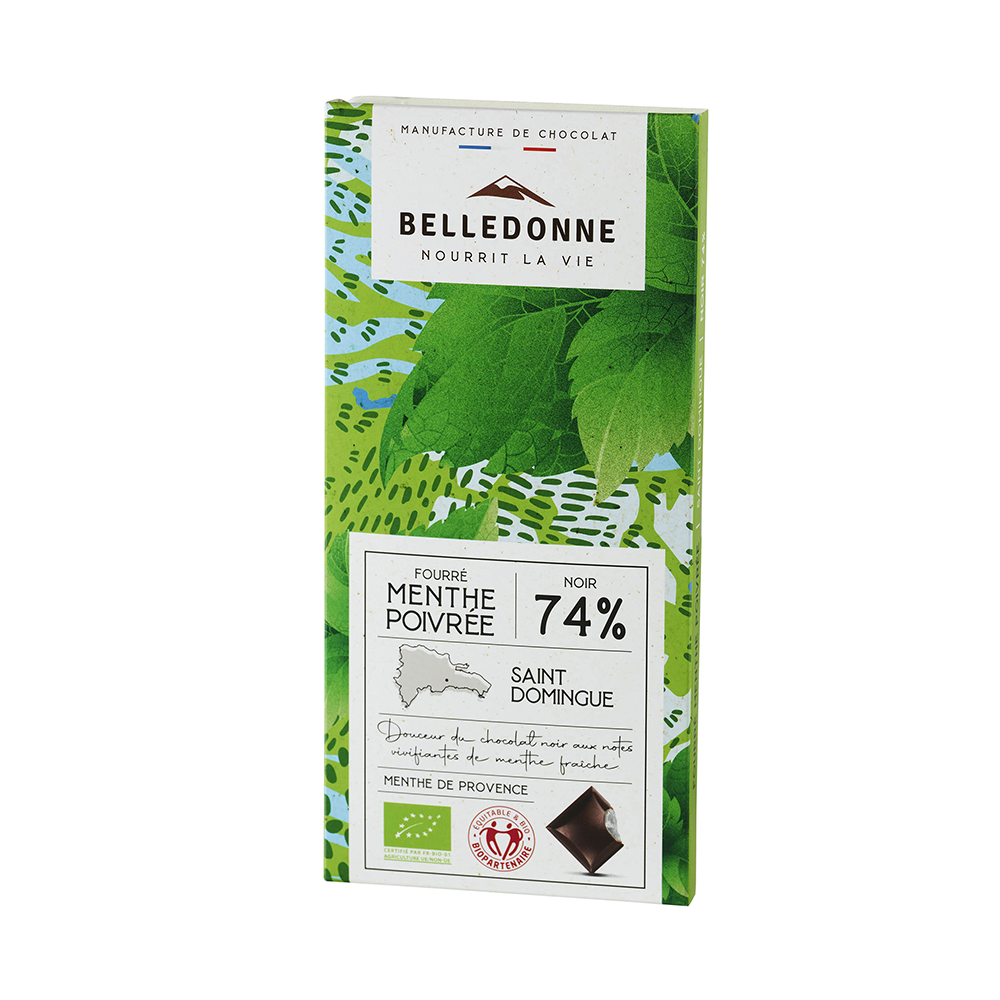 Tablette Chocolat noir 74% aux graines de chanvre 100g bio - Boutique -  Naturline
